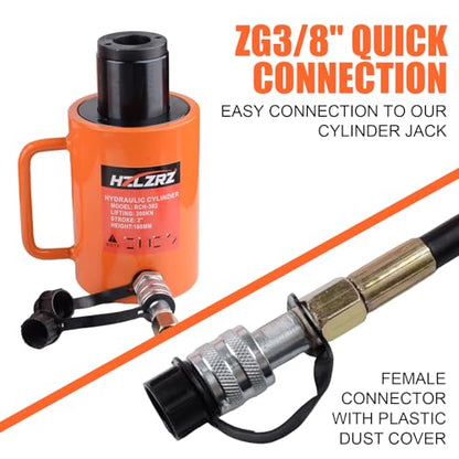 HZLZRZ Electric Hydraulic Pump Power Pack, Single Acting 110v/120v 10000 psi,Unit 2 Stage(1st Stage/290 Psi, 2nd Stage/10,000 Psi) - style: HZEO-700