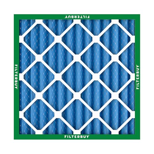 Filterbuy 12x12x2 Air Filter MERV 13 Smoke & Allergy Defense (6-Pack) - size: 12x12x2