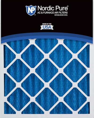 Nordic Pure 16x24x2 (15 1/2 x 23 1/2 x 1 3/4) Pleated MERV 7 Air Filters 3 Pack - style: MERV 7