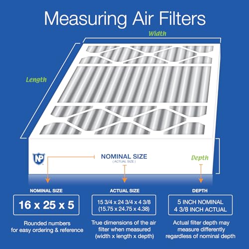 Nordic Pure 16x25x5 Pleated MERV 13 Plus Carbon Air Filters 2 Pack - style: MERV 13 + Carbon