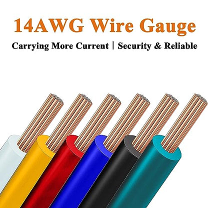 14 AWG 2 Pin DT Connector Waterproof Automotive Electrical Connector, Male and Female Way Auto Electrical Wire Connectors Harness for Car Truck Boat Motorcycle Trike Caravan - 6 Pack - style: 2 Pin-6 Sets