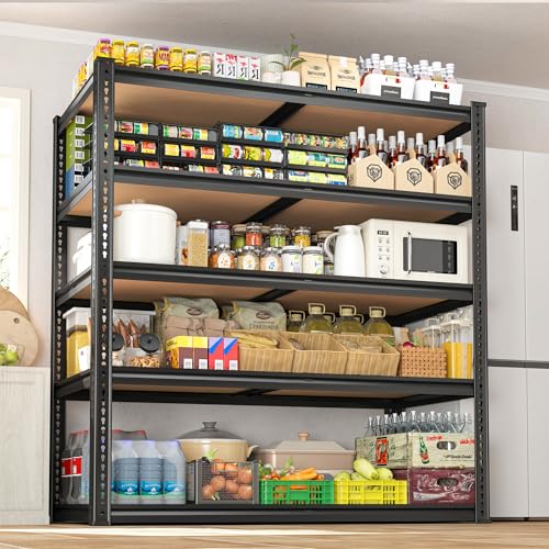 ROOMFAVE 40" W Garage Shelving 2300LBS Storage Shelves,5 Tier - size: 72.2" H x 40" W x 20" D