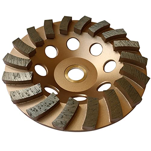 5" Diamond Grinding Wheel for Concrete Masonry 18 Segments 7/8"-5/8" - style: 5" Diameter - 18 Segments