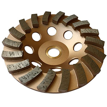 5" Diamond Grinding Wheel for Concrete Masonry 18 Segments 7/8"-5/8" - style: 5" Diameter - 18 Segments