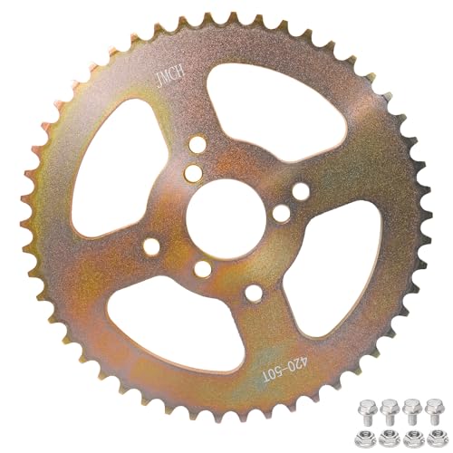 JMCHstore 50T Rear 420 Chain Sprocket for Coleman B200R B200RSV Upgrades - size: 50T
