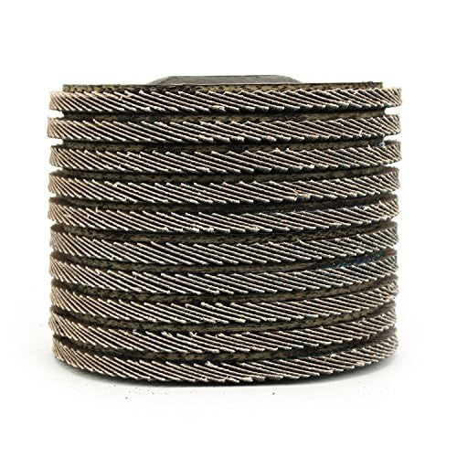 BHA 4-1/2 x 7/8 Zirconia Flap Disc T27 Angle Grinder - 80 Grit - 10 Pack - size: 80 Grit