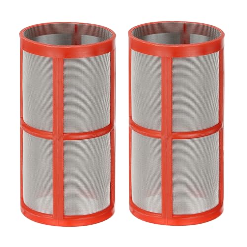 PATIKIL 200 Mesh in-Line Strainer Replacement, 1 Pair Stainless Steel Filter Screen Accessories for Garden Hose Water Pump Pressure Washer