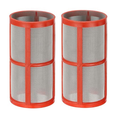 PATIKIL 200 Mesh in-Line Strainer Replacement, 1 Pair Stainless Steel Filter Screen Accessories for Garden Hose Water Pump Pressure Washer