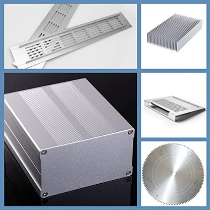 2Pack 1/8Inch Thick Aluminum Sheet Plate, 12" x 12" 6061 Aluminum Plates - size: 12x12", style: 2PCS-1/8"