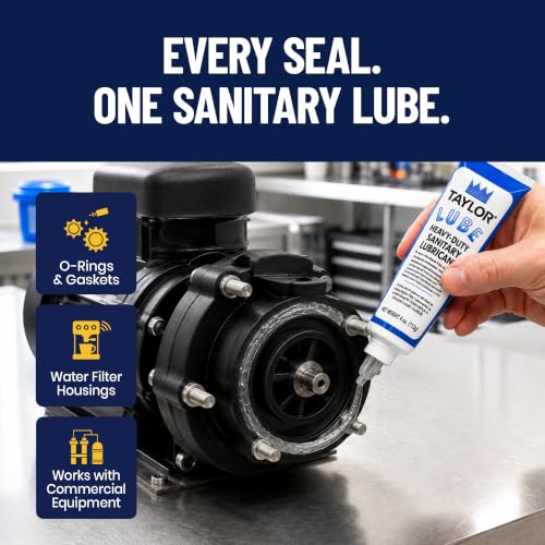 Taylor Blue Food Grade Lubricant (4oz, 36-Pack) - Lube for Soft Serve Ice Cream Machine & Frozen Yogurt Machine - NSF H1 Certified Sanitary Lubricant - Heavy Duty Grease for O-Rings by FryOilSaver Co. - size: Blue Lube - 36 Pack