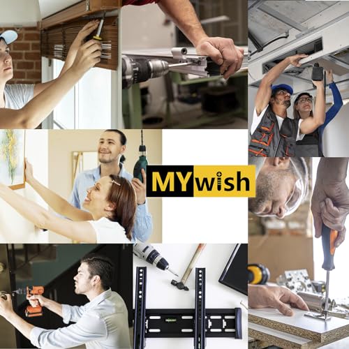 Mywish 500Pcs #8×1-1/2 Inch, Black Self Tapping Screws for Metal, 410 Black Metal Screws Oxide Stainless Steel Truss Head Self Drilling Screw High-Strength - color: Black, size: #8x1-1/2" (500 pcs)