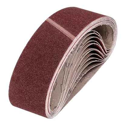 HARFINGTON 3 x 24 Inch Sanding Belts, 12 Pcs 40 Grits Aluminum Oxide Abrasive Belt Sander File Belt for Woodworking, Metal Polishing, Knife Sharpener - size: 3 x 24 Inch(40 Grit)