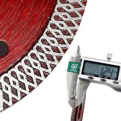 YIJING 2pcs 4" Porcelain Cutting Blade Super Thin Diamond Saw Blade for Cutting Ceramic Porcelain Tile Granite Marble (4"-2pc) - size: 4"-2pc