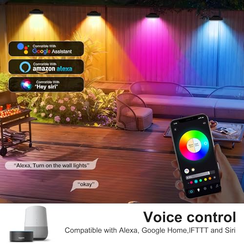 Smart Flood Light Outdoor, RGBCW 360W, IP66, WiFi APP & RF Remote - size: 360W RGB+Tunable White(2700-6500K)