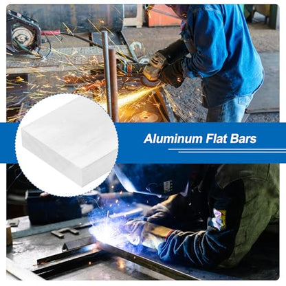 MECCANIXITY Square Aluminum Flat Bar, 3/8" (10mm) Thick x 1-9/16" (40mm) Width x 13" (330.2mm) Long 6063 Aluminum Flat Plate Solid New Mill Stock Silver for Industrial Building - size: 3/8" x 1-9/16" x 13"