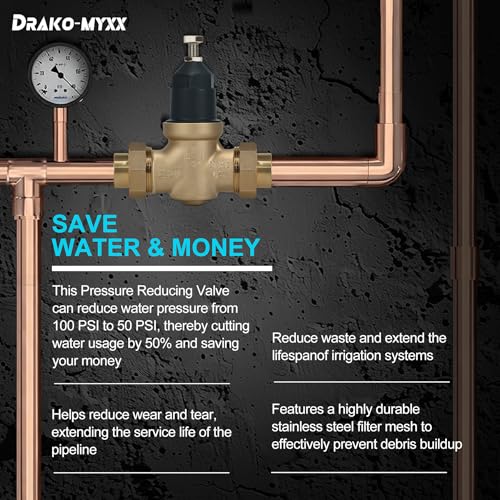 1-NR3XLDU 1"NR3XL Pressure Reducing Valve with Double Union FNPT Connection - size: 1 Inch
