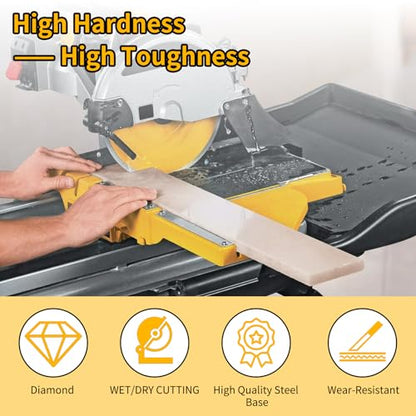 10in Diamond Saw Blade for Tile, Replace for Dewalt DW4764 Diamond Blade - style: 10IN,Diamond Saw Blade