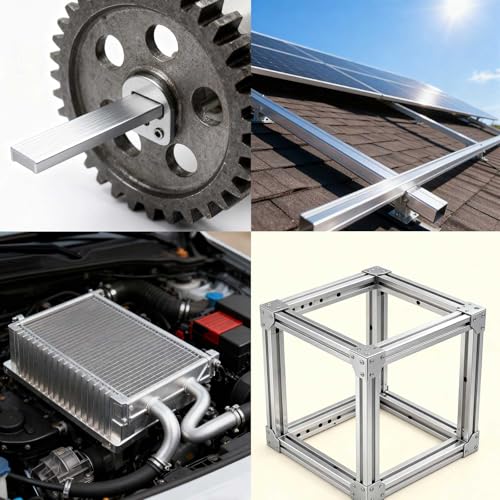1 Piece 305mm x 25mm x 12mm 6063 Aluminum Flat Bar, Silver, Lightweight & Strong for DIY Projects, Furniture, and Industrial Use (1, 305 * 25 * 12mm)