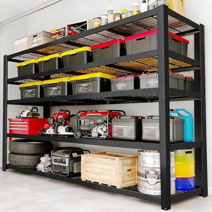 Storage Shelves Heavy Duty, Metal Shelving, 3050 LBS, 62" W - size: 24" D x 62" W x 72" H(Wire Mesh)