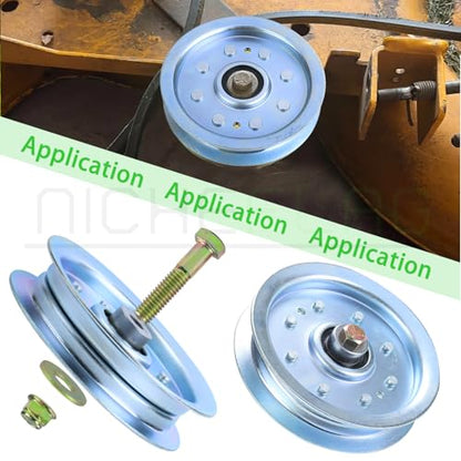 756-04129B Idler Pulley for Cub Cadet 42" 50" RZT 50 LTX1040 Deck - color: A04 1x756-04129B White