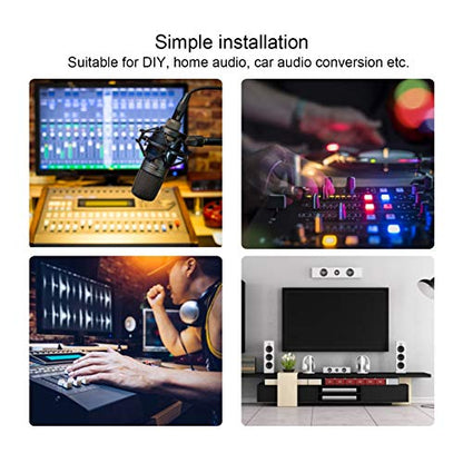 VU Meter Audio Level Indicator with Large Analog Pointer Dial for Car Stereo Home Recording Studio Power Amplifier