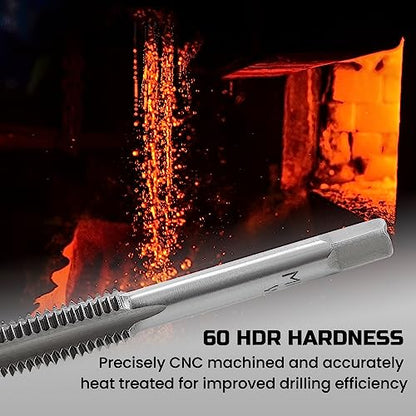 Anfrere 40pcs SAE Tap and Die Set, SAE Standard Rethreading Tool Kit - size: 40pcs Standard