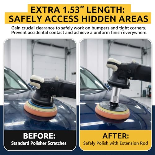 2 Pack 5/8"-11 Angle Grinder Extension Shaft for Grinding & Polishing