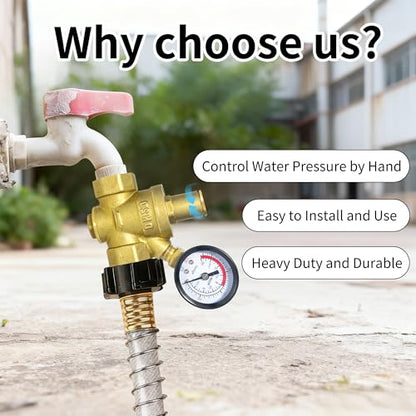 Water Pressure Regulator, 3/4 Inch NPT Thread DN20