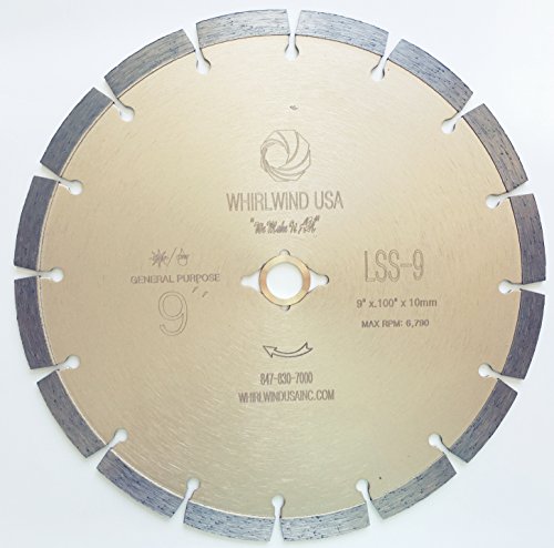 9 inch General Purpose Power Saw Segmented Diamond Blade - size: 9" LSS