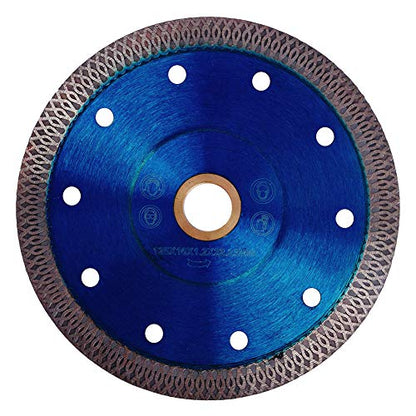 GoYonder 5 Inch Tile Blade, Super Thin Diamond Saw Blade for Cutting Porcelain Tiles, Granite Marble Ceramics (5"-Blue) - size: 5"-Blue