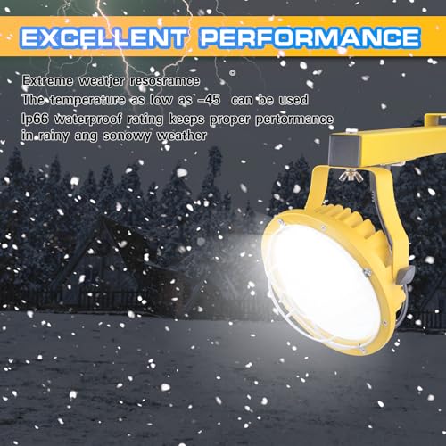 60W 6600LM LED Loading Dock Light-45 Foldable Arm ETL Listed