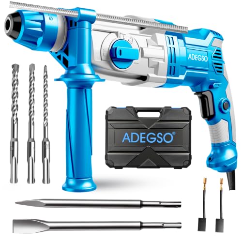 800W Rotary Hammer Drill, 1-1/8 Inch SDS-Plus Corded