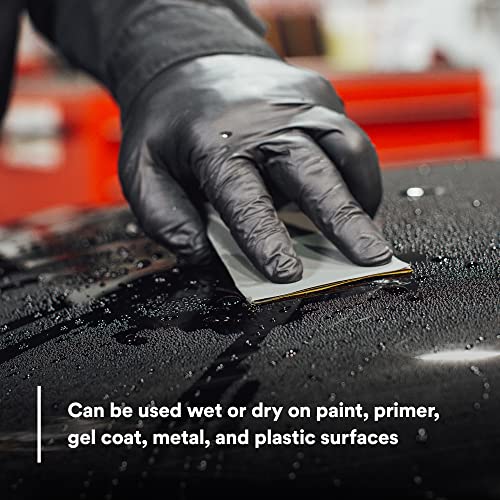 3M Wetordry Abrasive Sheet, 02624, 2000+ Grade, 5 1/2 in x 9 in - size: 5 1/2 in x 9 in