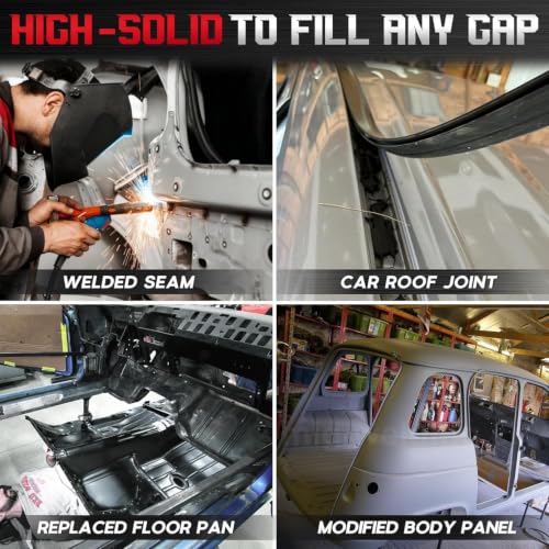 Seam Sealer Automotive Black, Paintable Waterproof Auto Body Sealant - size: 1 pack