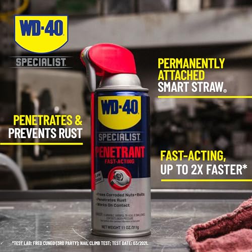WD-40 Specialist Penetrant with SMART STRAW SPRAYS 2 WAYS, 11 OZ [6-Pack] - size: 6-Pack, style: 11 Oz