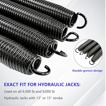 4 Pack R3847 Springs for RV Hydraulic Leveling Jacks Black 13-3/8"