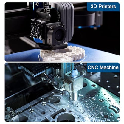 uxcell MGN12 400mm Linear Guide Rail with MGN12H Sliding Carriage Block Bearing Steel and Plastic Mini MGN12 Linear Guide for DIY 3D Printers and CNC Machine, Black