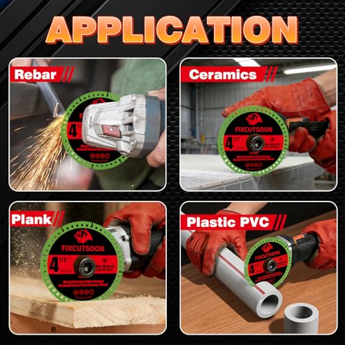 4-1/2 x 7/8 Indestructible Multi-Material Cutting Disc for Angle Grinder