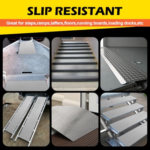 Diamond Plate Aluminum Sheet – 3003 H22, 17GA 0.045" Thick, Heavy-Duty Aluminum Sheet Metal 40" x 120", Rust-Resistant Metal Panel for Kitchen, Bathroom, Walk-In Refrigerators, Trailers & DIY Projects - size: 40" x 120"