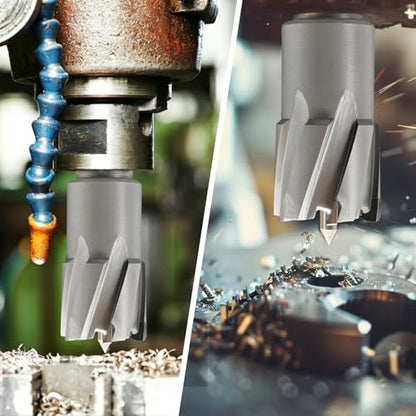 11Pcs TCT Carbide Tipped Annular Cutter Set 1-3/8" Depth 7/16" to 1-1/16" - size: 7/16"-1-1/16" 11PCS, style: TCT 1-3/8" Cutting Depth