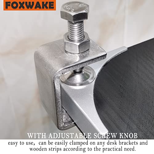 Stainless Steel C Clamps Mini 1 Inch for Mounting, Heavy Duty Metal U Clamps for Metal Working, Small Desk Clamp with Stable Wide Jaw Opening & Protective Pads/I-Beam Design (4pcs) - color: 1 3/16 In-4pcs-30mm