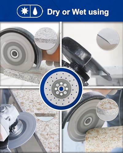 SHDIATOOL 7-Inch Diamond Cutting & Grinding Disc for Granite, 5/8-11 Flange - size: 7 inch