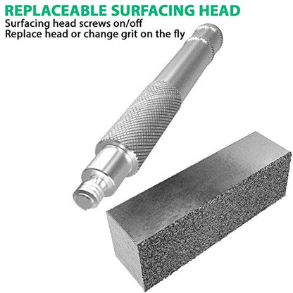 ATLIN Grinding Wheel Dressing Tool - 36 Grit & 120 Grit Diamond Dresser