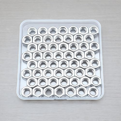 55Pcs 3/8-16 Hex Nuts, 304 Stainless 3/8 Nut, Coarse Thread 3/8 Nuts - size: SAE 3/8-16---55Pcs