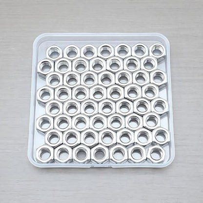 55Pcs 3/8-16 Hex Nuts, 304 Stainless 3/8 Nut, Coarse Thread 3/8 Nuts - size: SAE 3/8-16---55Pcs