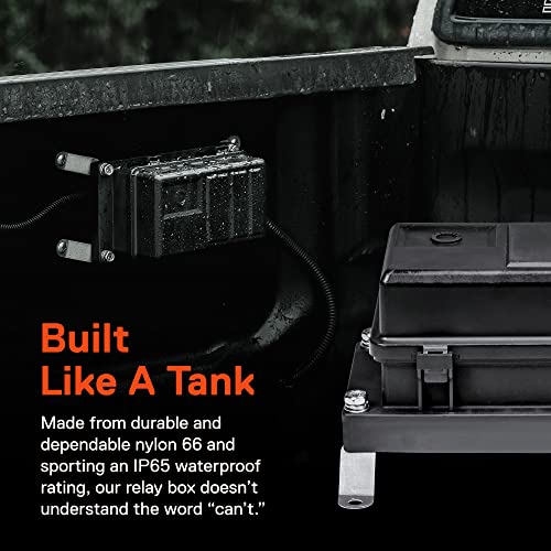 True MODS 12V Automotive Waterproof Fuse Relay Box for 5-Pin Relays - style: Box Only