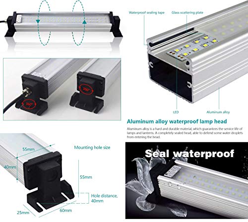 Led Industrial Machine Tube Light, IP66 Waterproof Explosionproof Work Lamp 37.8" 30W for CNC Internal, 110V to 220V Universal - size: 37.8inch, 30W