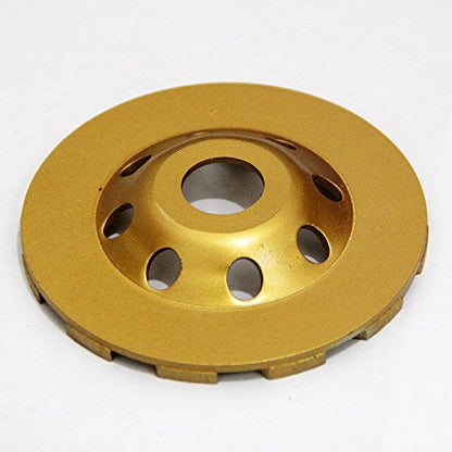 Elome Diamond Grinding Cup Wheel Disc 6" Premium Grade for Angle Grinder 14-Segment Heavy Duty Turbo Row Concrete Granite Stone Ceramic with 6/8" 20mm Thread - size: 6" Turbo