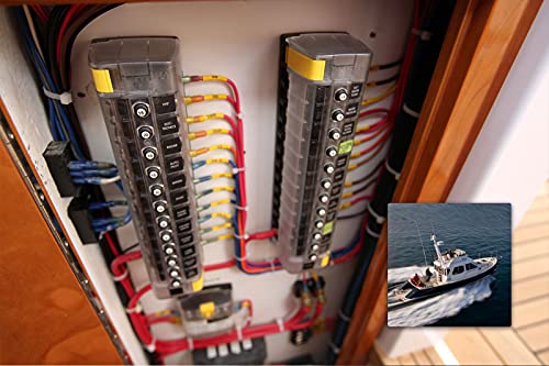 Blue Sea Systems ST CLB Circuit Breakers - style: 12 Position, Independent Source