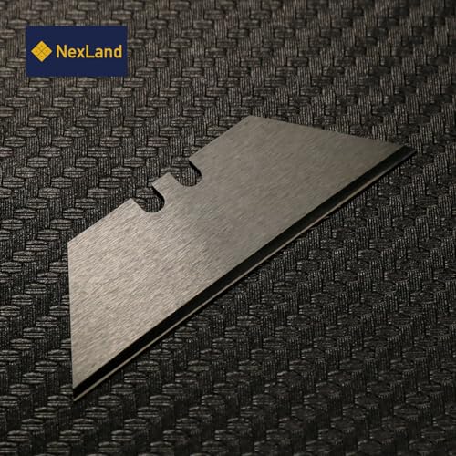 NexLand Black Ceramic Blade 1992 — Razor Sharp Zirconia Utility Blades (10pcs, Non-Metal, Rust-Free, Fits Standard Box Cutters)